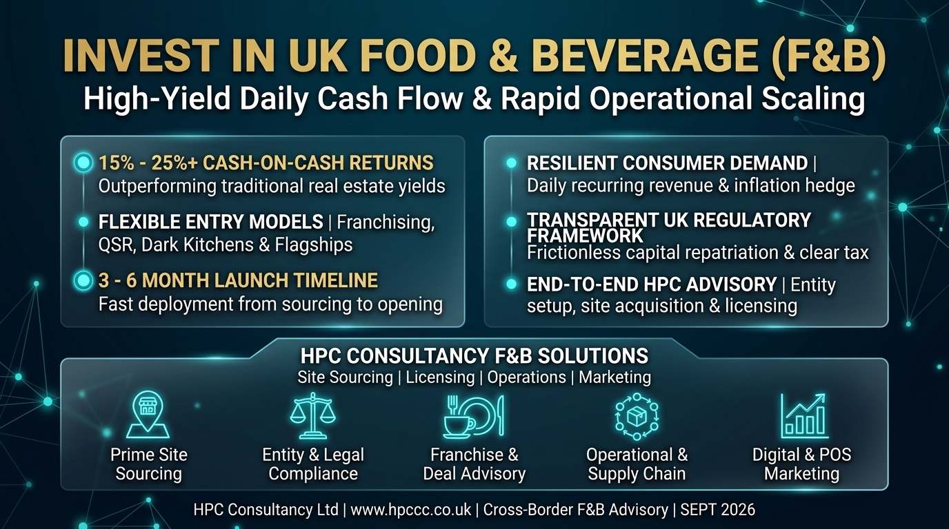 Why Nepal Investors Must Consider the UK Food and Beverage Sector as Their Primary Entry Point